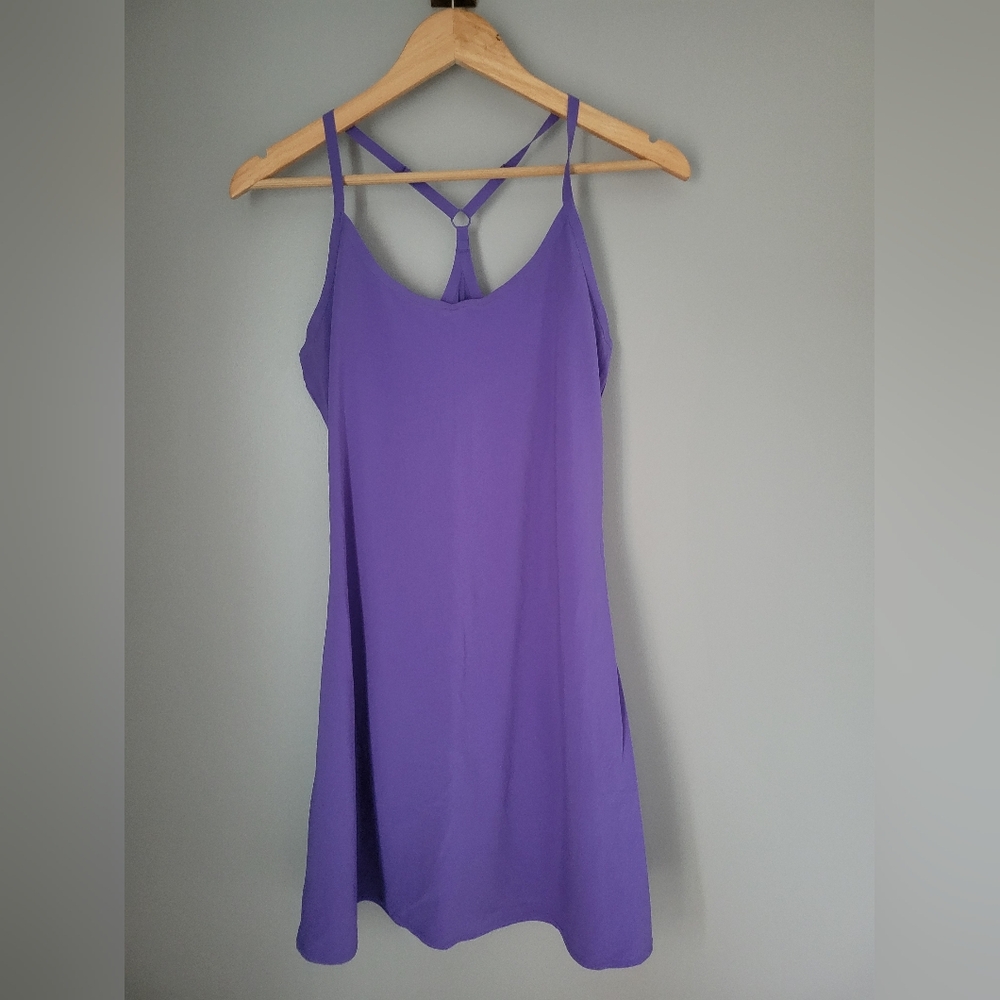 Outdoor Voices Exercise Dress Size S Built-In-Shorts Purple